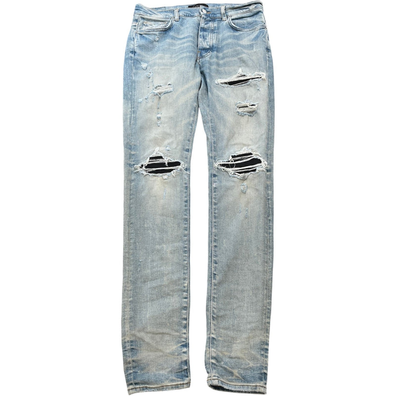 Amiri Men's MX1 Distressed Jeans Blue Size W30