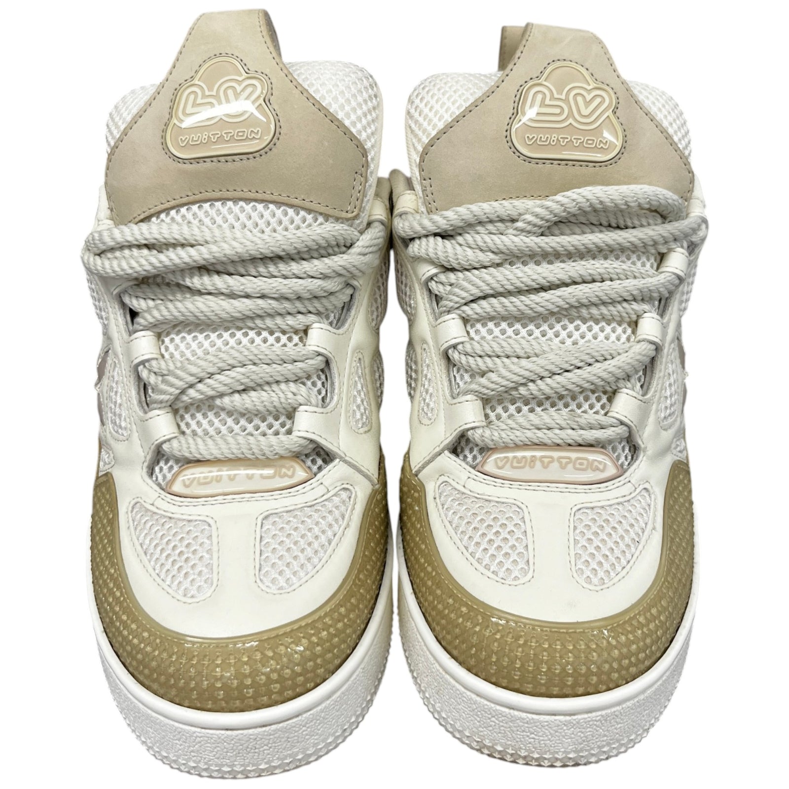 Women's Lv Skate Low Trainers Beige Size EU 37 / UK 4 - Photo 6
