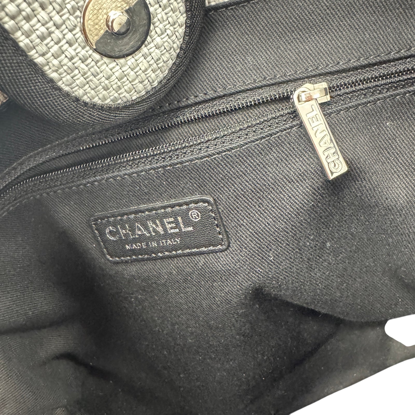Women's Canvas Deauville Tote Bag Grey - Photo 17