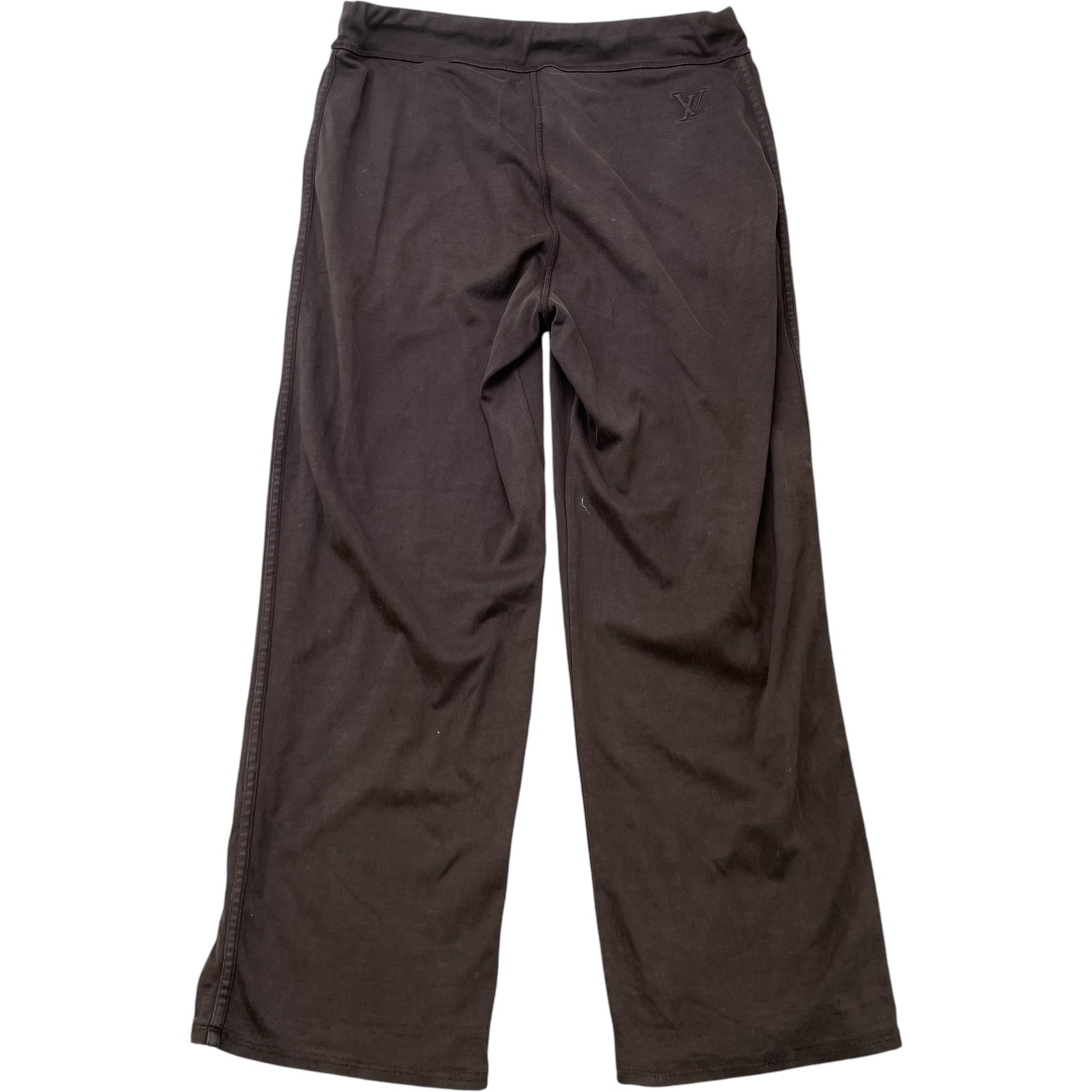 Men's Damier Ebene Lv Embossed Joggers Brown Size XL - Photo 2