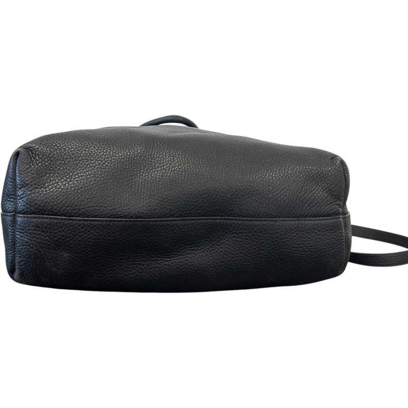 Women's Vitello Daino Tote Bag Black