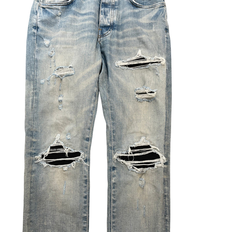 Amiri Men's MX1 Distressed Jeans Blue Size W30