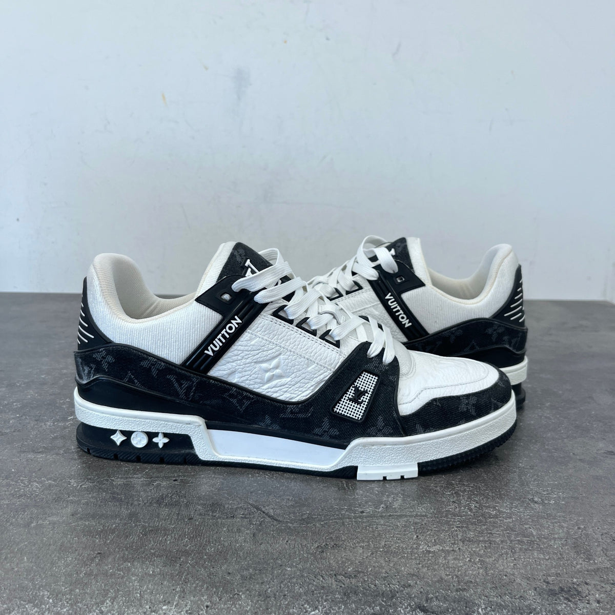 Men's LV Low Trainers White Size UK 9 / EU 43 - Photo 12