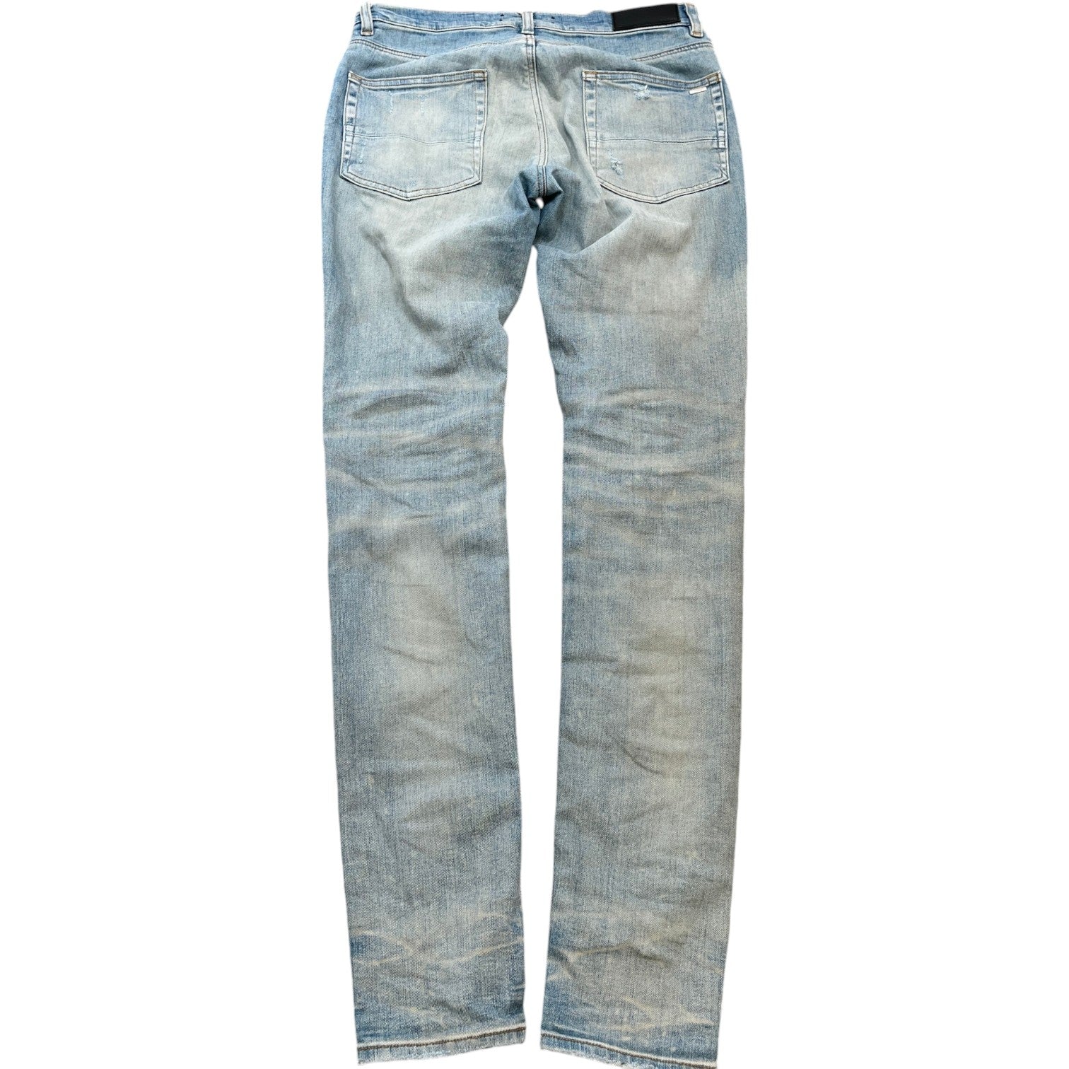 Amiri Men's MX1 Distressed Jeans Blue Size W30 - Photo 2