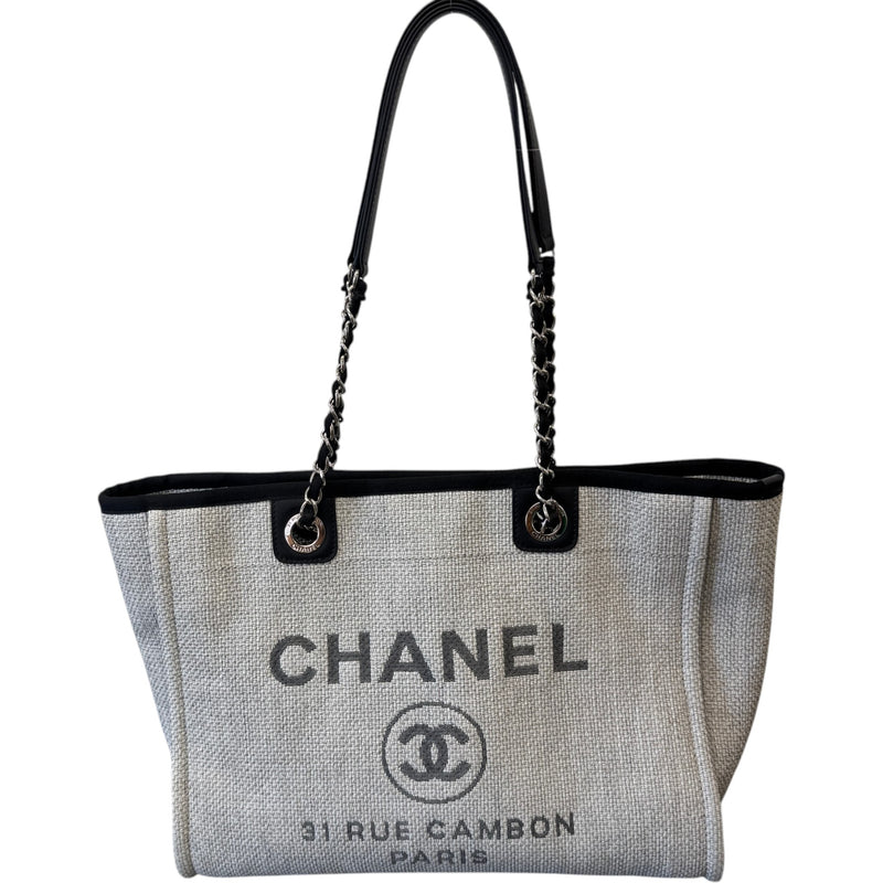 Women's Canvas Deauville Tote Bag Grey