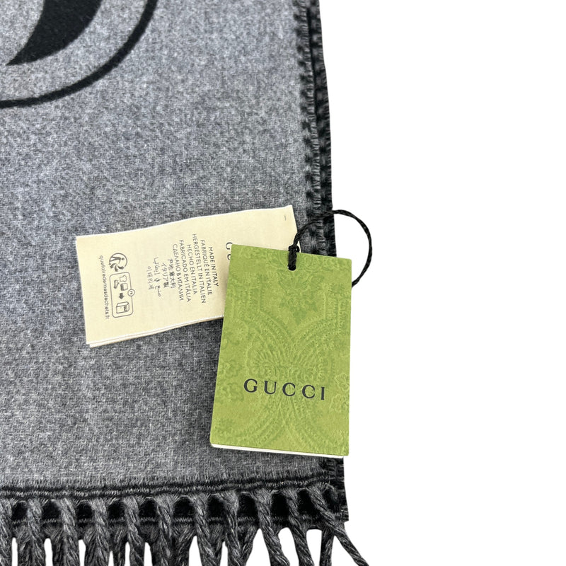 Women's Interlocking G Scarf Grey