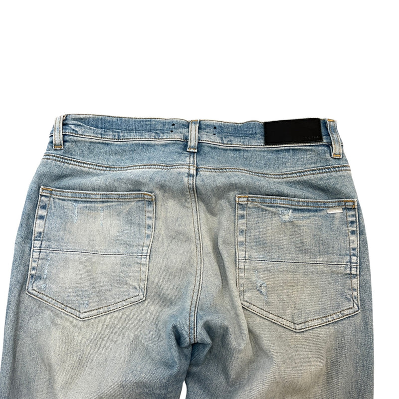 Amiri Men's MX1 Distressed Jeans Blue Size W30