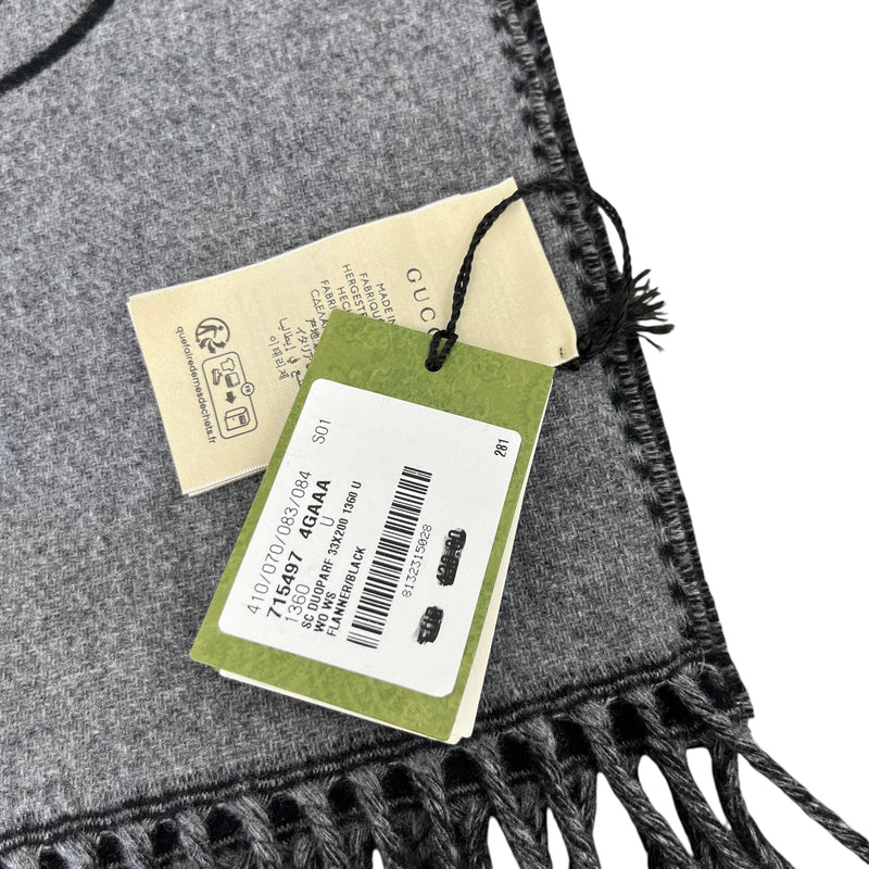 Women's Interlocking G Scarf Grey
