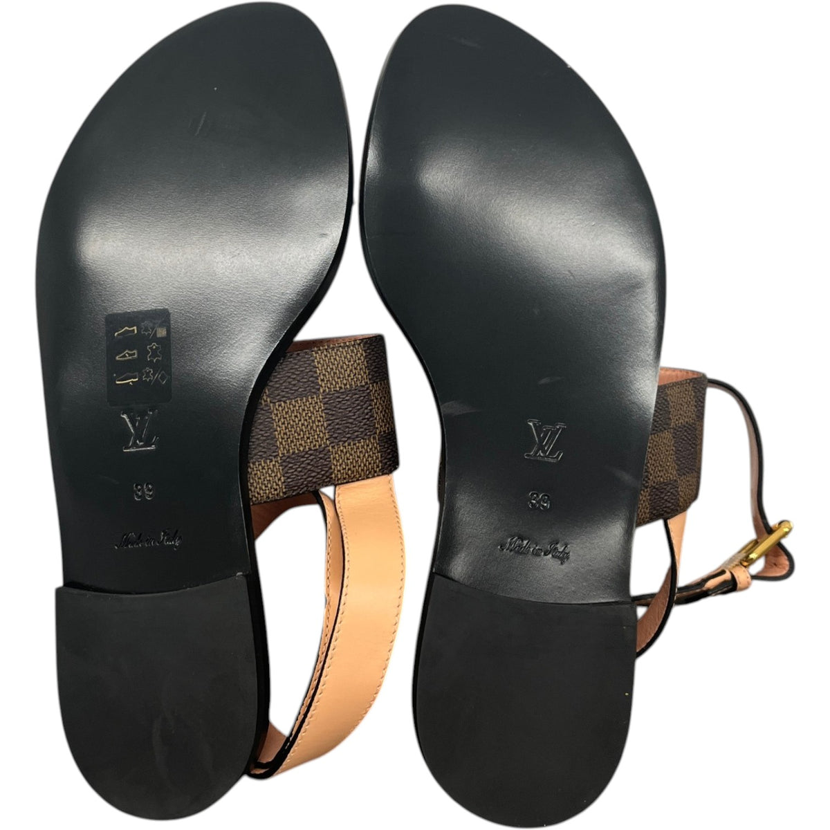 Women's Damier Passenger Sandals Pink Size UK 6 / EU 39 - Photo 9