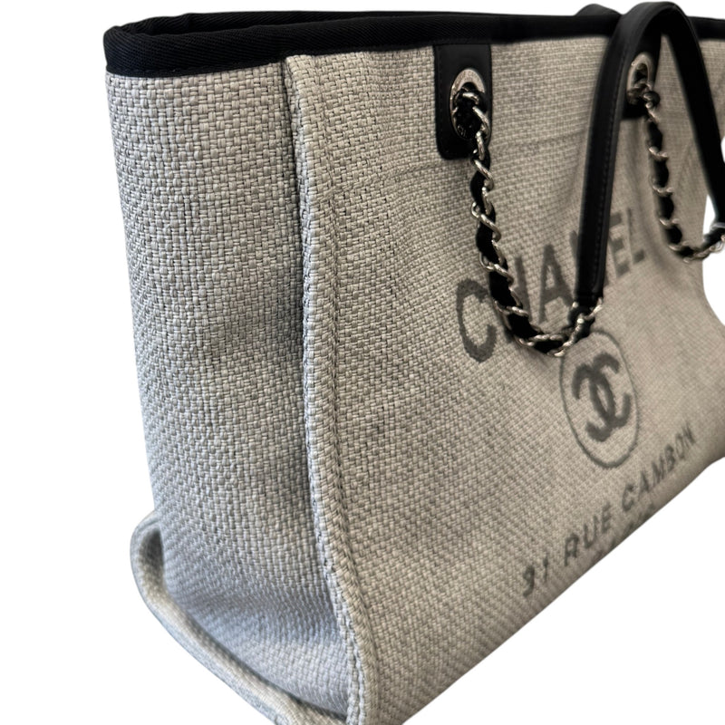 Women's Canvas Deauville Tote Bag Grey