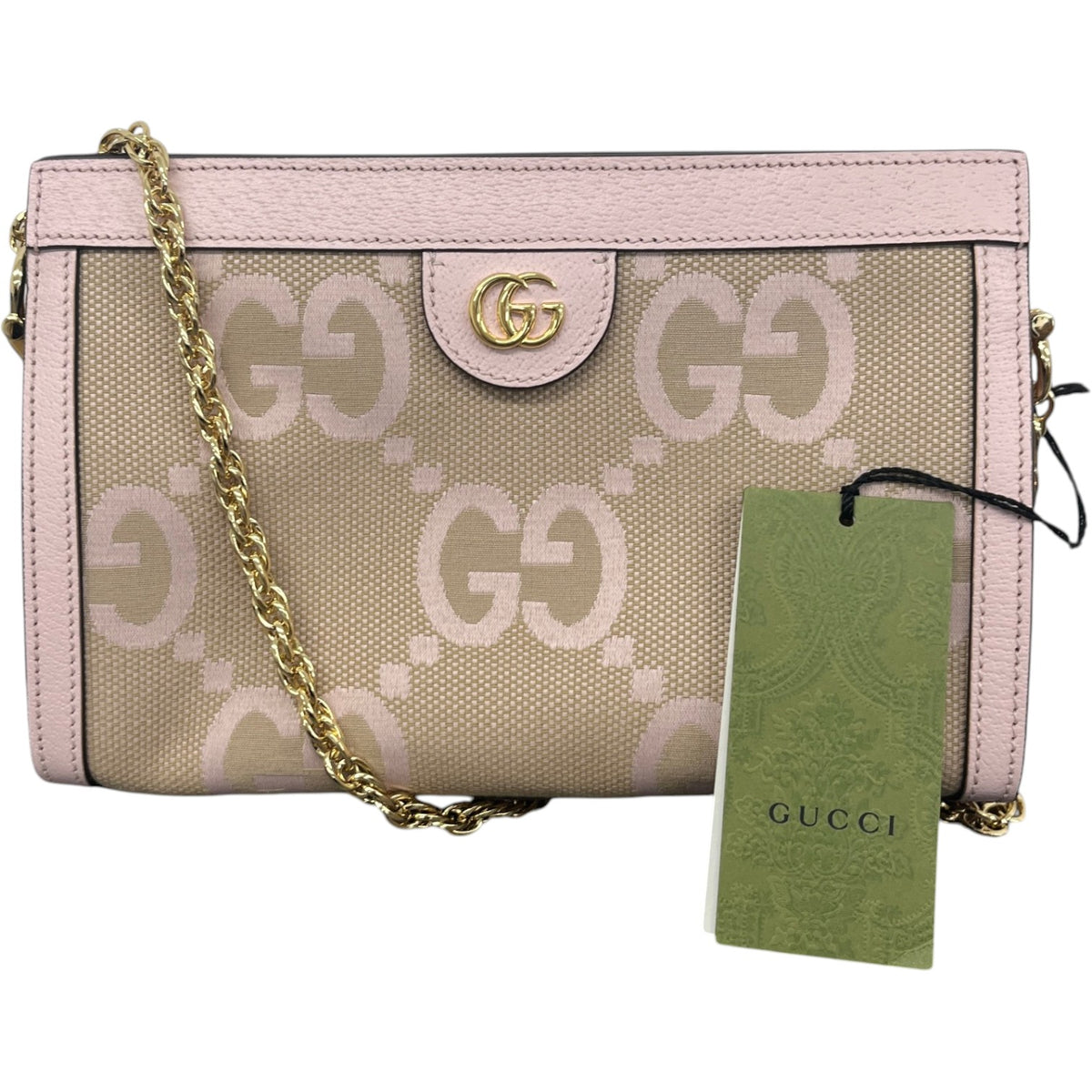 Women's Oblique Jumbo GG Handbag Pink - Photo 1