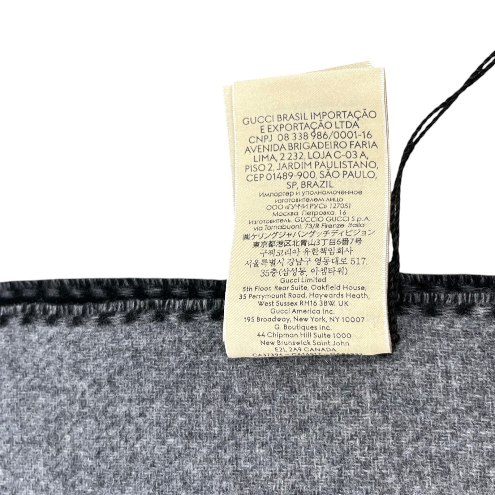 Women's Interlocking G Scarf Grey - Photo 10