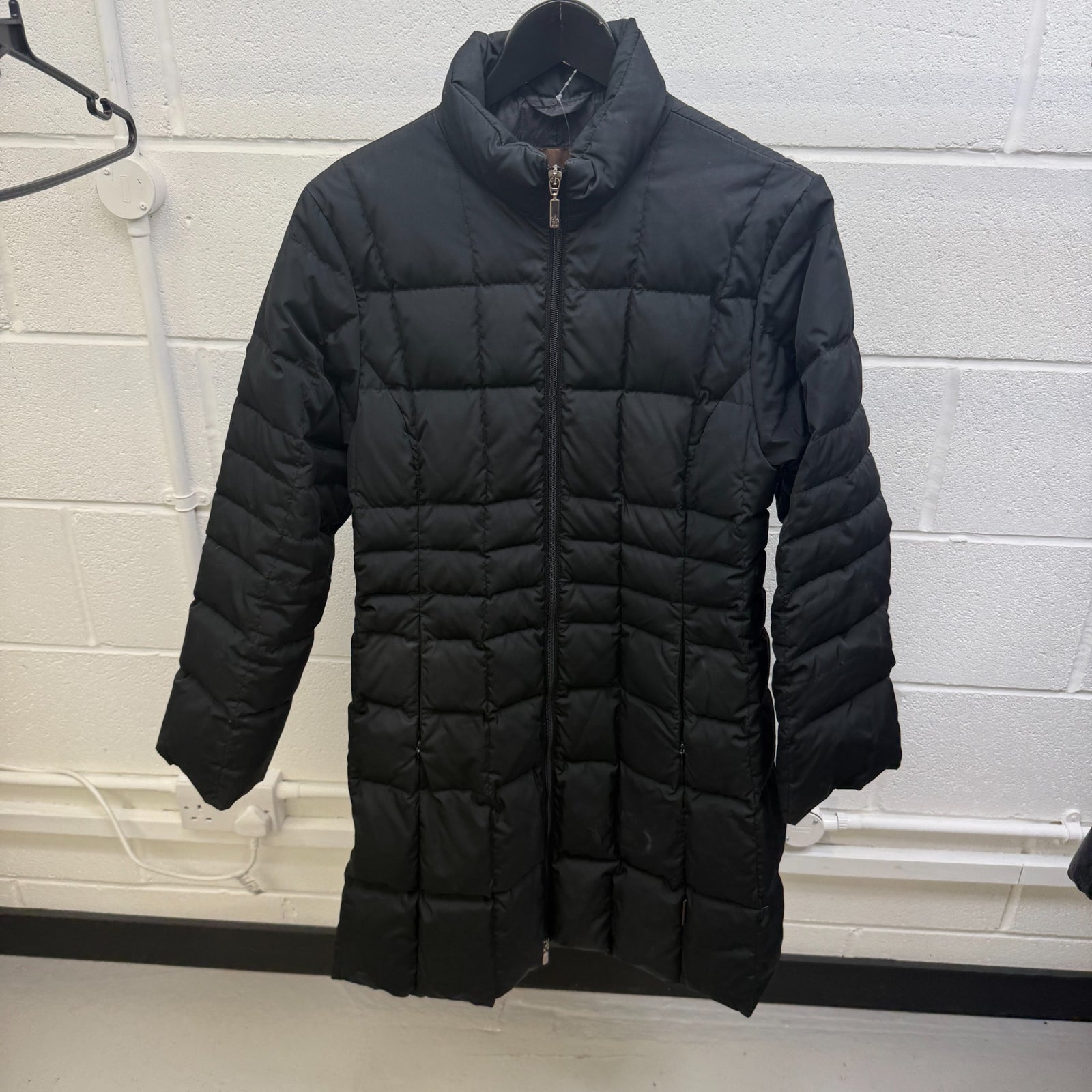 Women's Vintage Down Jacket Black Size 2 / UK 12 - Photo 9