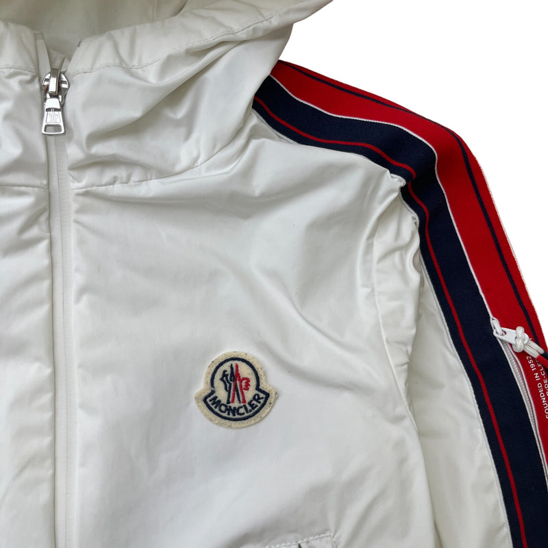 Men's Boys Age 8 Necker Windbreaker Jacket White Size XXS