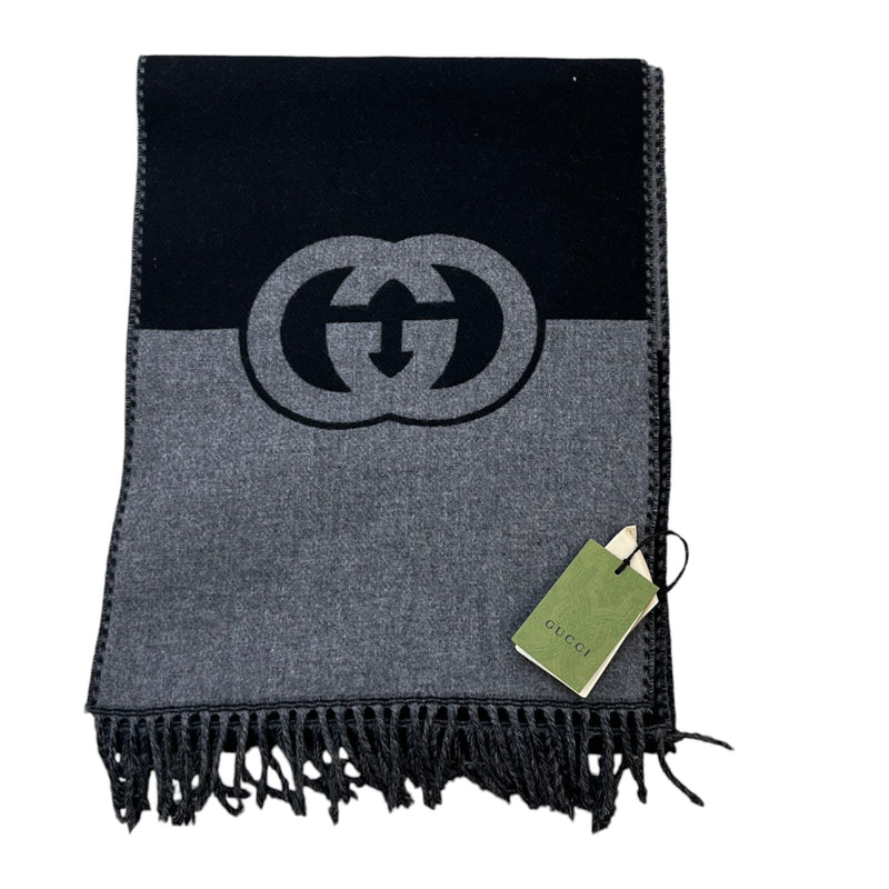 Women's Interlocking G Scarf Grey