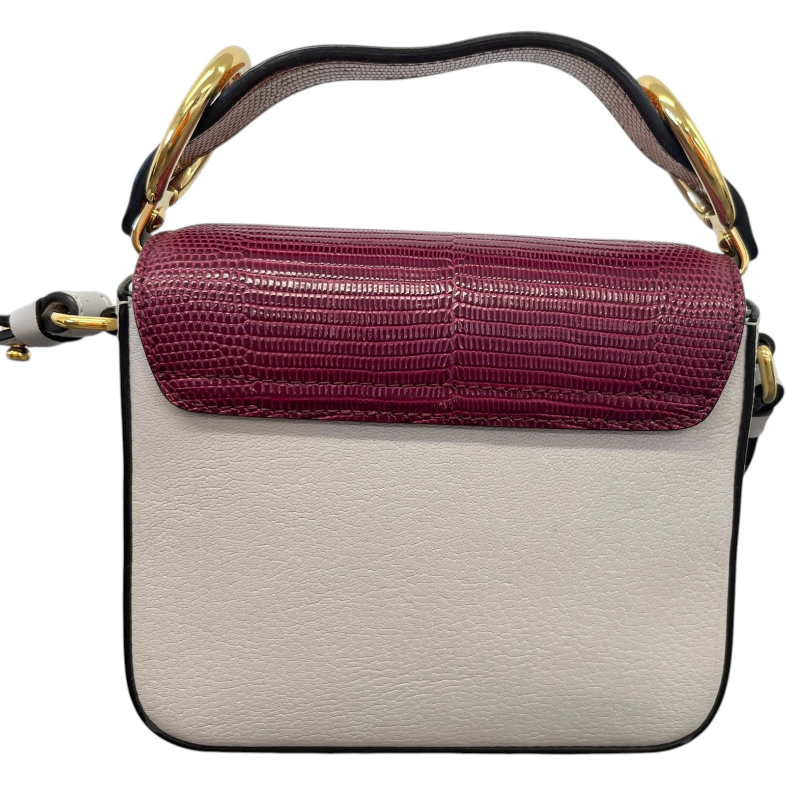 Women's C Croc-Embossed Bag Grey - Photo 3