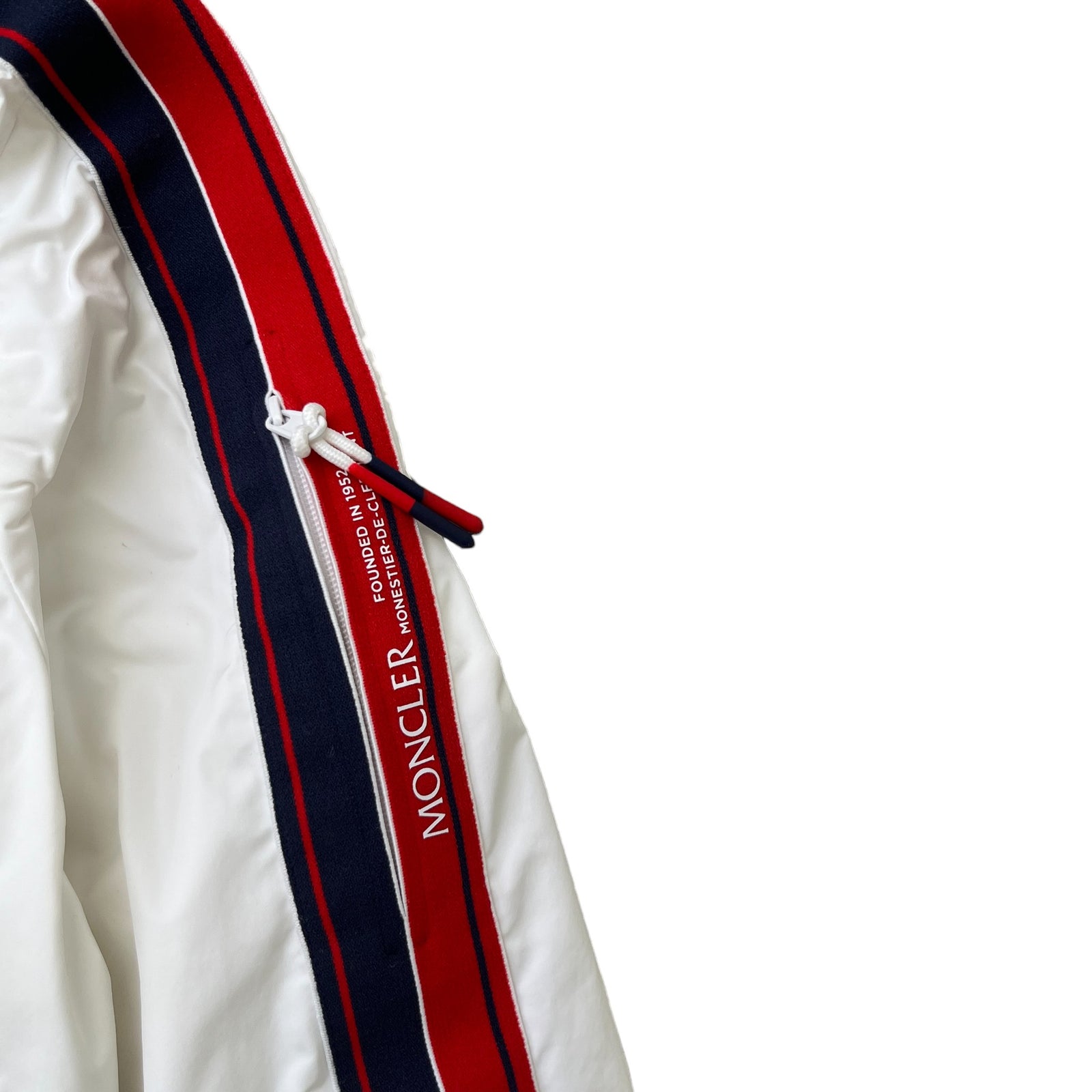 Men's Boys Age 8 Necker Windbreaker Jacket White Size XXS - Photo 6