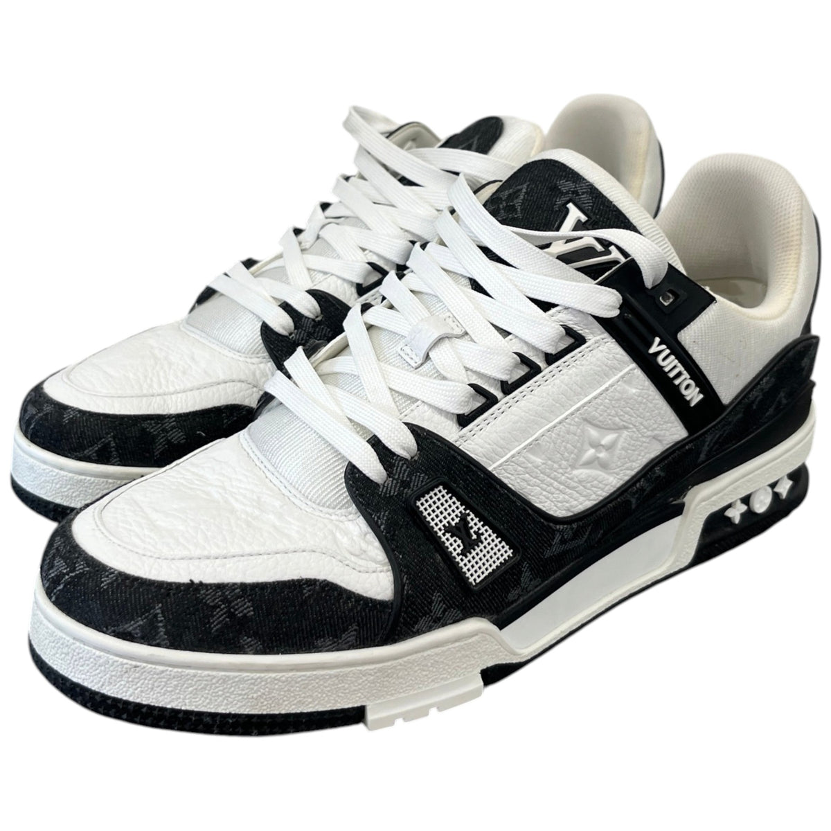 Men's LV Low Trainers White Size UK 9 / EU 43 - Photo 9