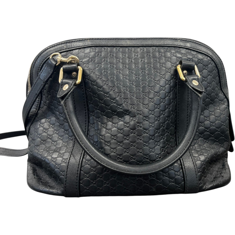 Women's Microguccissima Dome Handbag Black