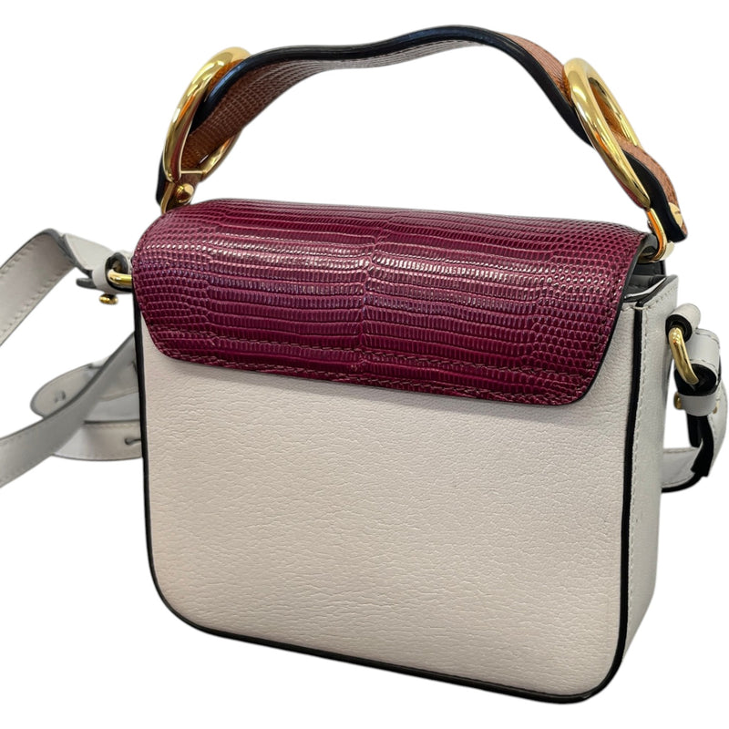 Women's C Croc-Embossed Bag Grey