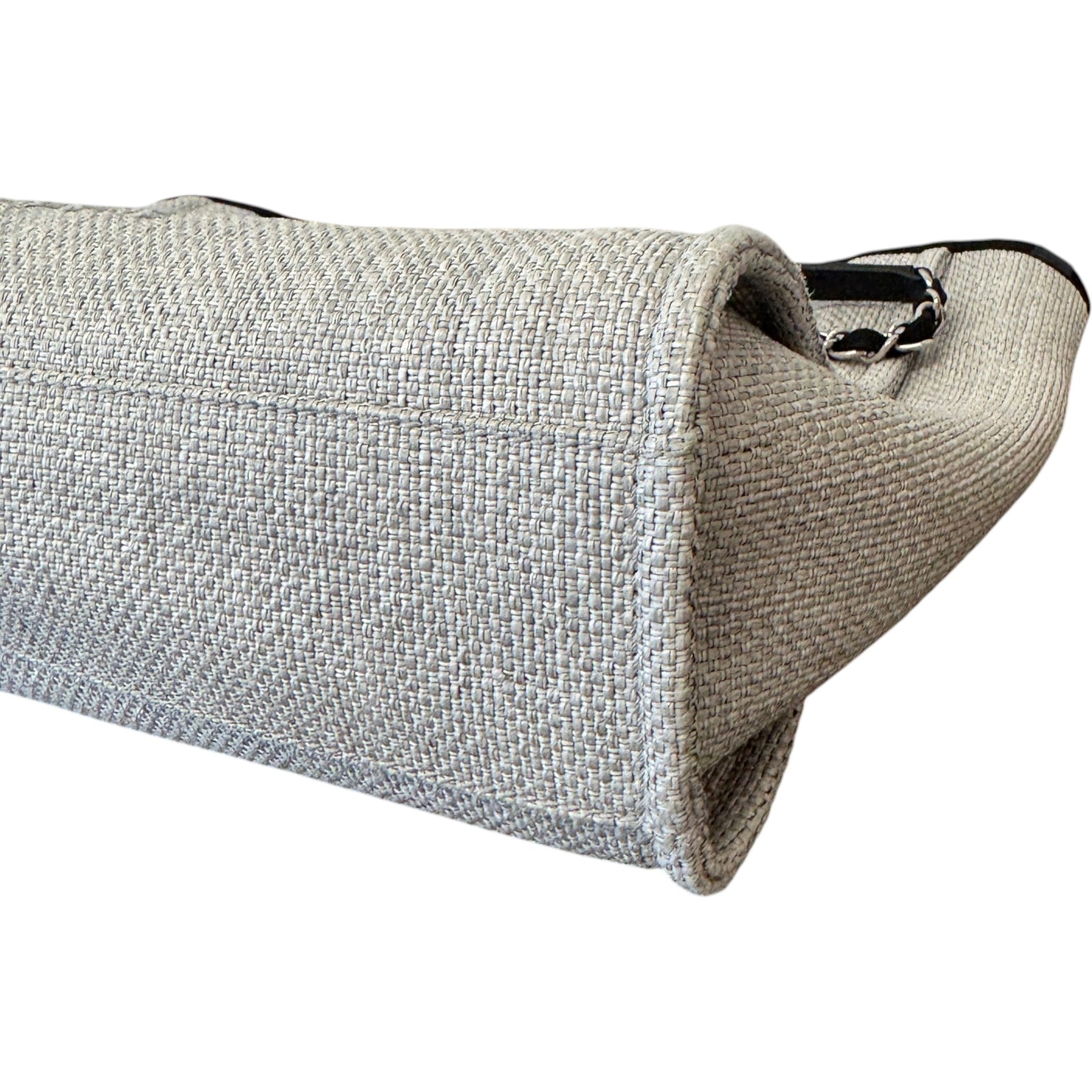Women's Canvas Deauville Tote Bag Grey - Photo 14