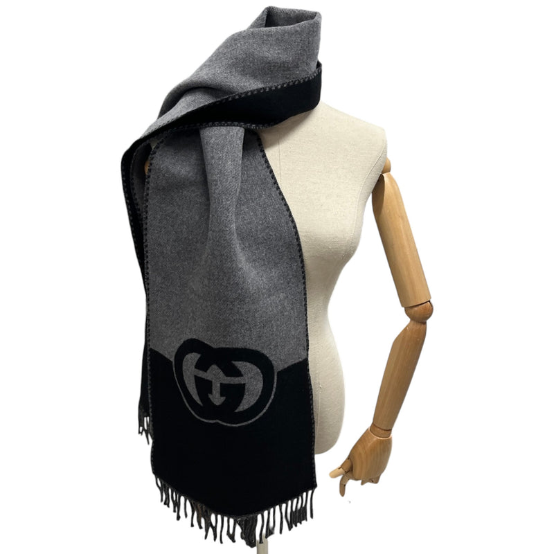 Women's Interlocking G Scarf Grey
