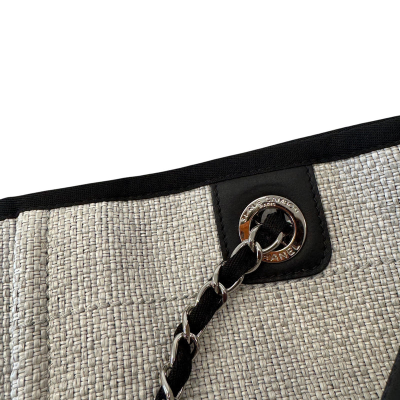Women's Canvas Deauville Tote Bag Grey