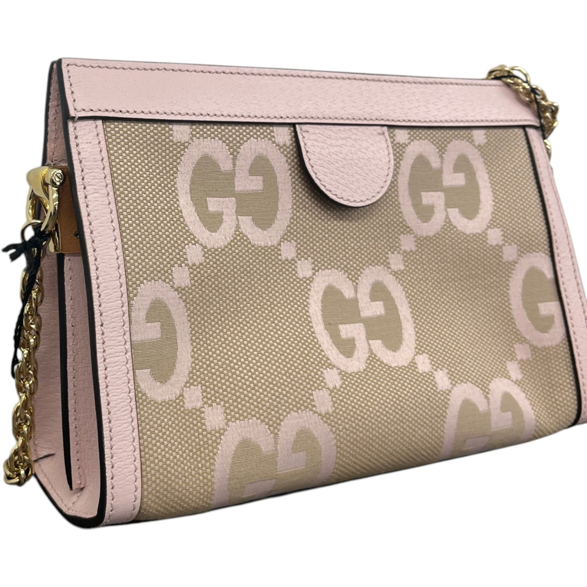Women's Oblique Jumbo GG Handbag Pink - Photo 9