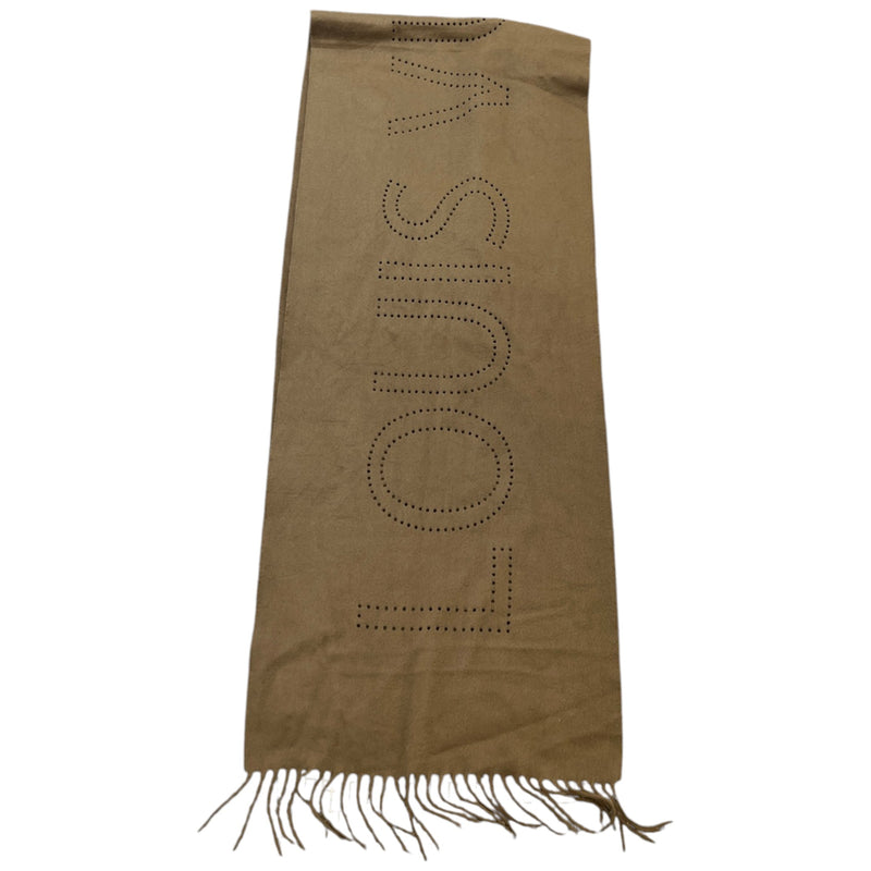 Women's Perforated Scarf Khaki