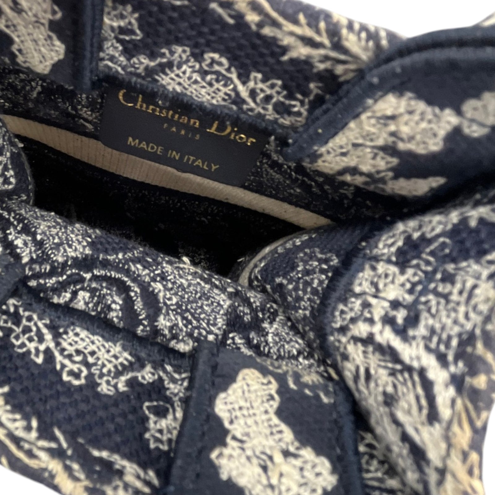 Dior Women's Book Tote Phone Bag Navy - Photo 12