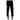 Women's Logo Strap Ski Leggings Black Size Waist 38"