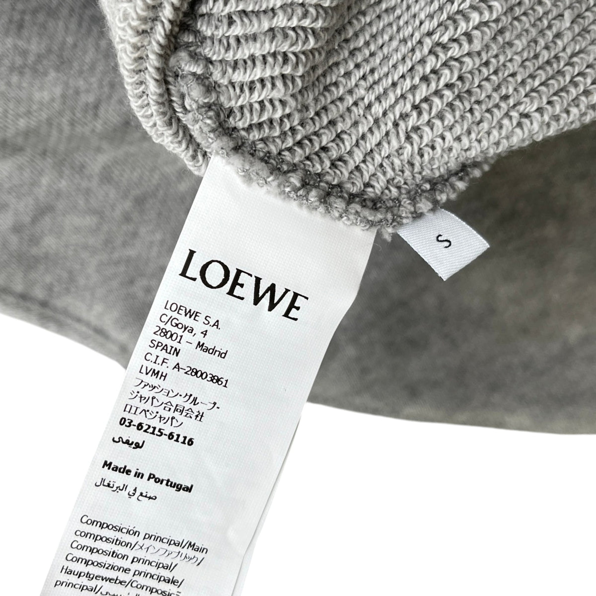 Women's Anagram Embroidered Zip Up Hoodie Grey Size S / UK 8 - Photo 7