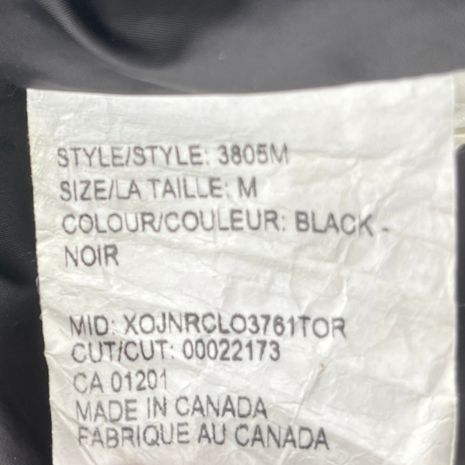Men's Carson Parka Down Jacket Black Size M - Photo 6