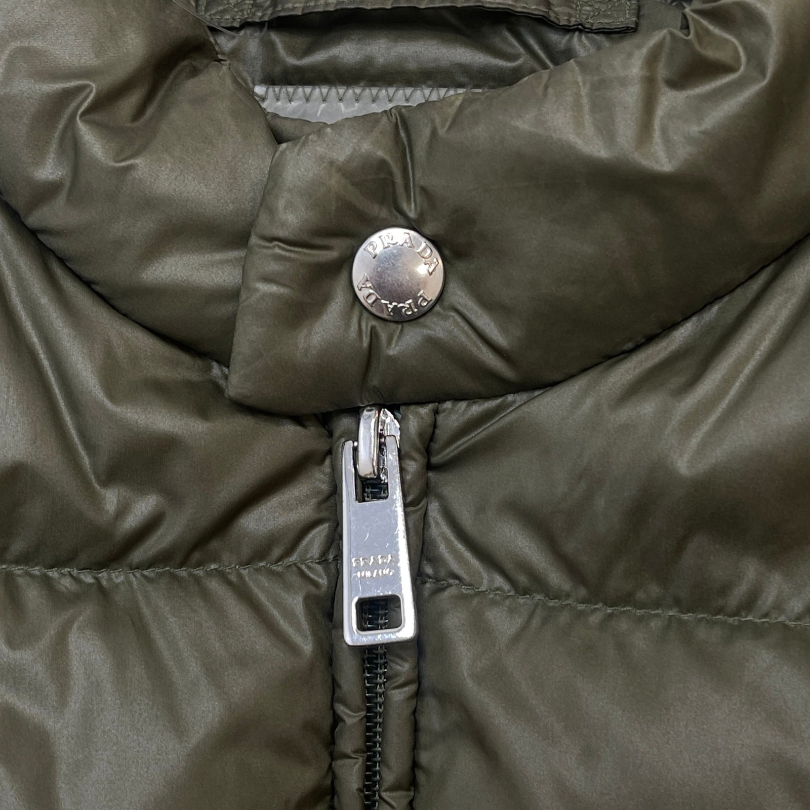 Men's Plaque Logo Gilet Khaki Size IT 46 / S - Photo 6