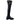 Women's Roman Stud Over-The-Knee Boots Black Size EU 38 / UK 5