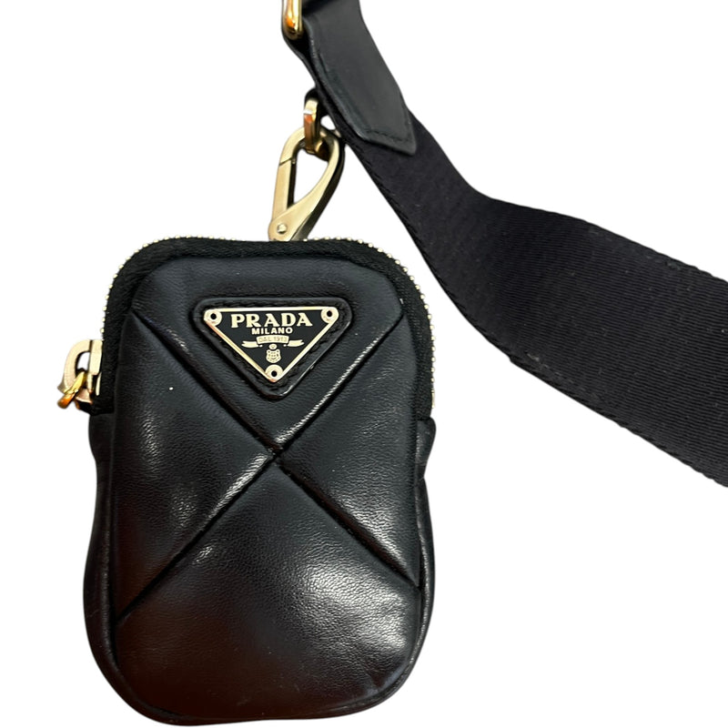 Women's System Re-Edition Quilted Nappa Bag Black