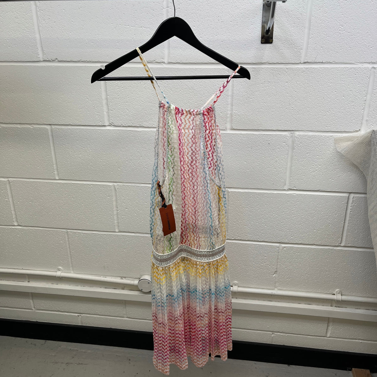 Women's Stripe Beach Coverup Dress Multi-Coloured Size XL / UK 14 - Photo 11