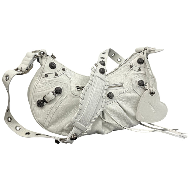 Women's Le Cagole Shoulder Small Handbag White