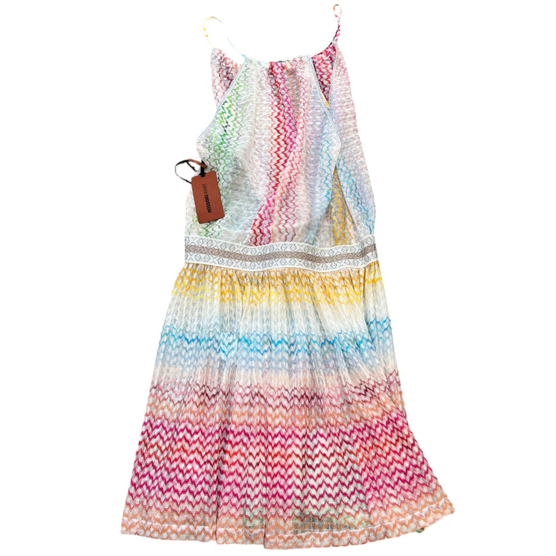 Women's Stripe Beach Coverup Dress Multi-Coloured Size XL / UK 14