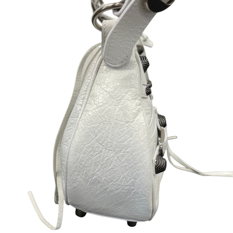 Women's Le Cagole Shoulder Small Handbag White