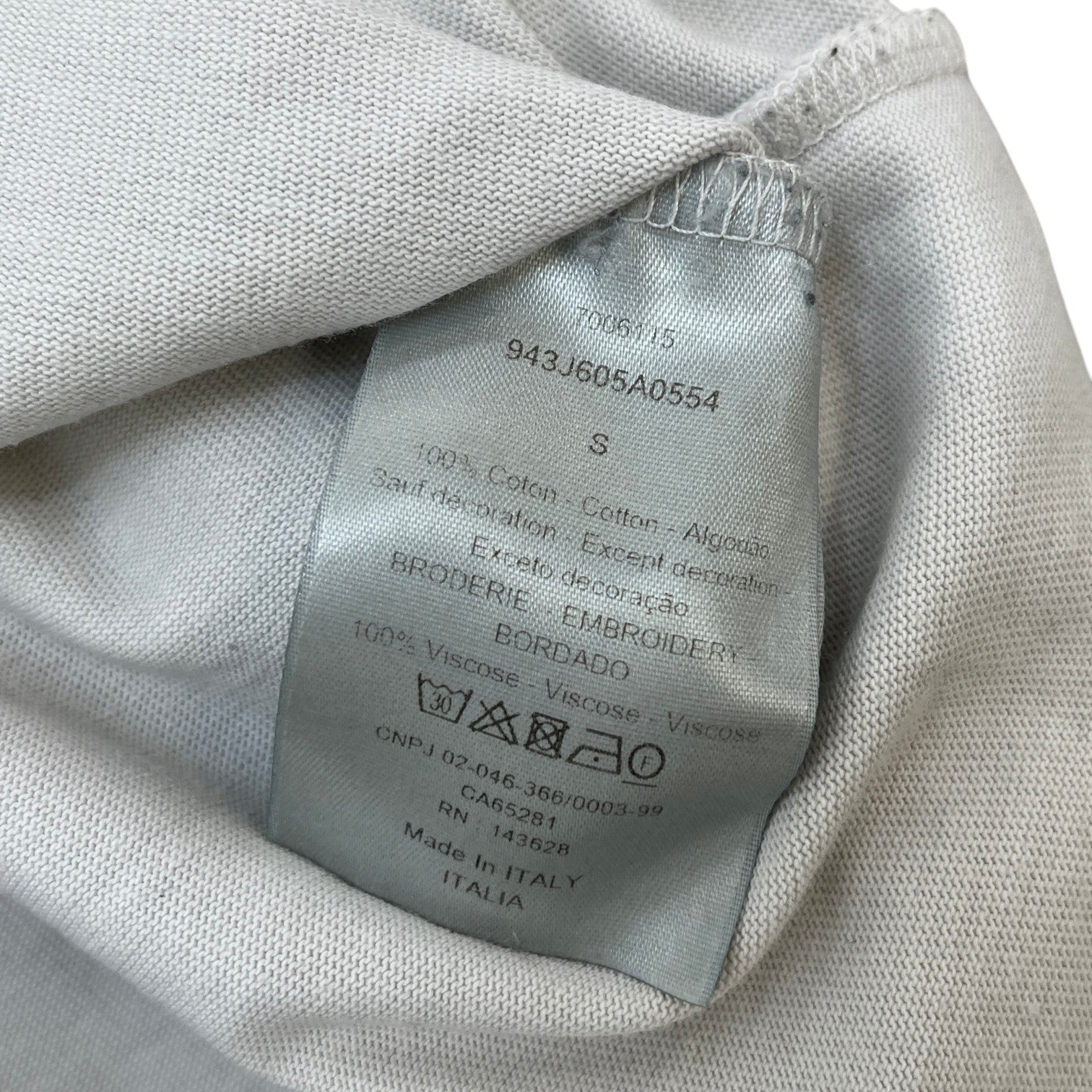 Men's Cd Icon T-Shirt Grey Size S - Photo 5