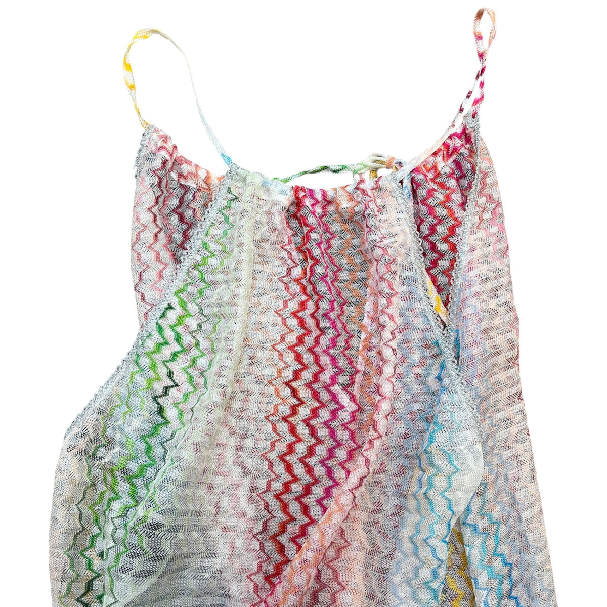 Women's Stripe Beach Coverup Dress Multi-Coloured Size XL / UK 14 - Photo 5