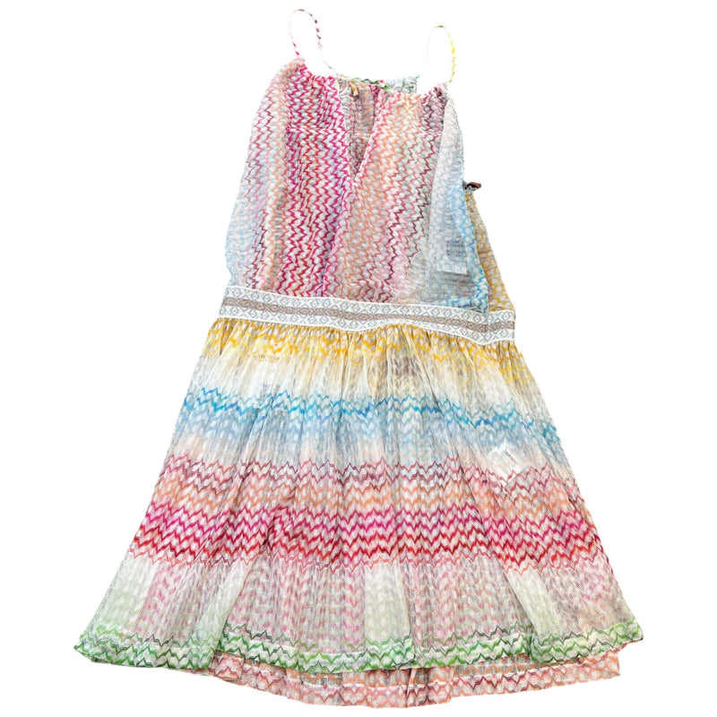 Women's Stripe Beach Coverup Dress Multi-Coloured Size XL / UK 14