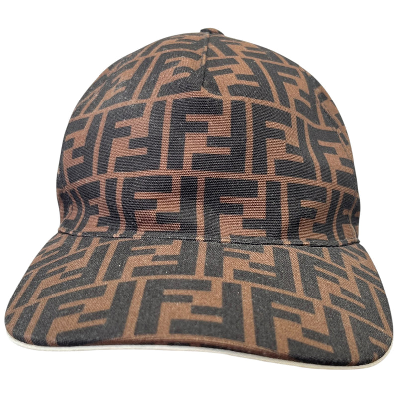 Men's FF Logo Cap Brown