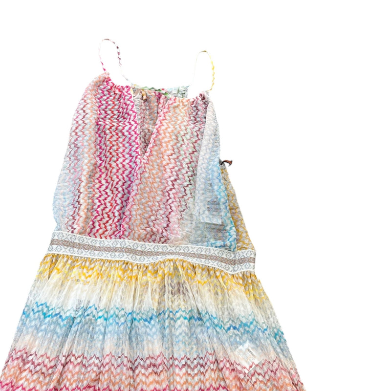 Women's Stripe Beach Coverup Dress Multi-Coloured Size XL / UK 14