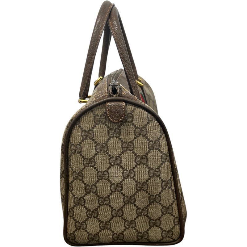 Men's GG Supreme Bowling Travel Bag Brown