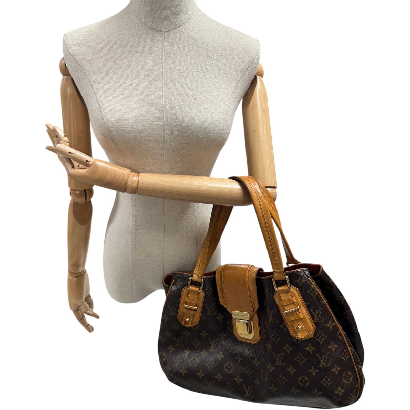 Women's Monogram Griet Handbag Brown - Photo 2
