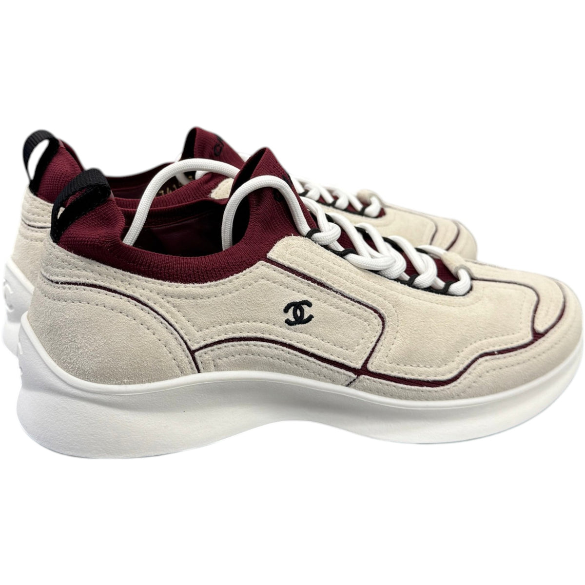 Women's CC Runner Low Trainers Beige Size UK 5.5 / EU 38.5 - Photo 8