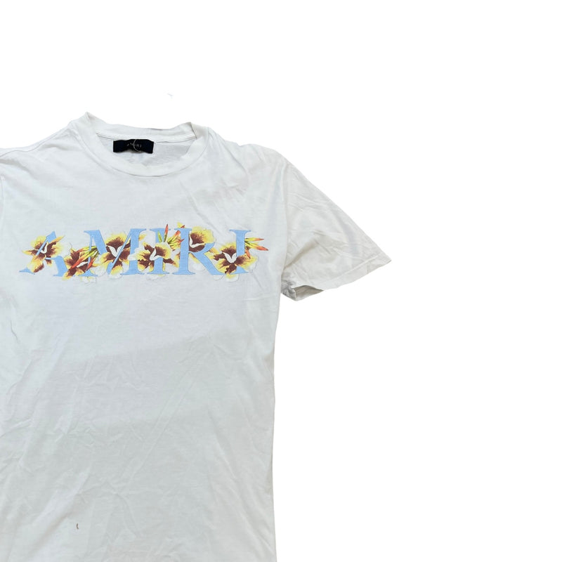 Men's Logo Print T-Shirt White Size M