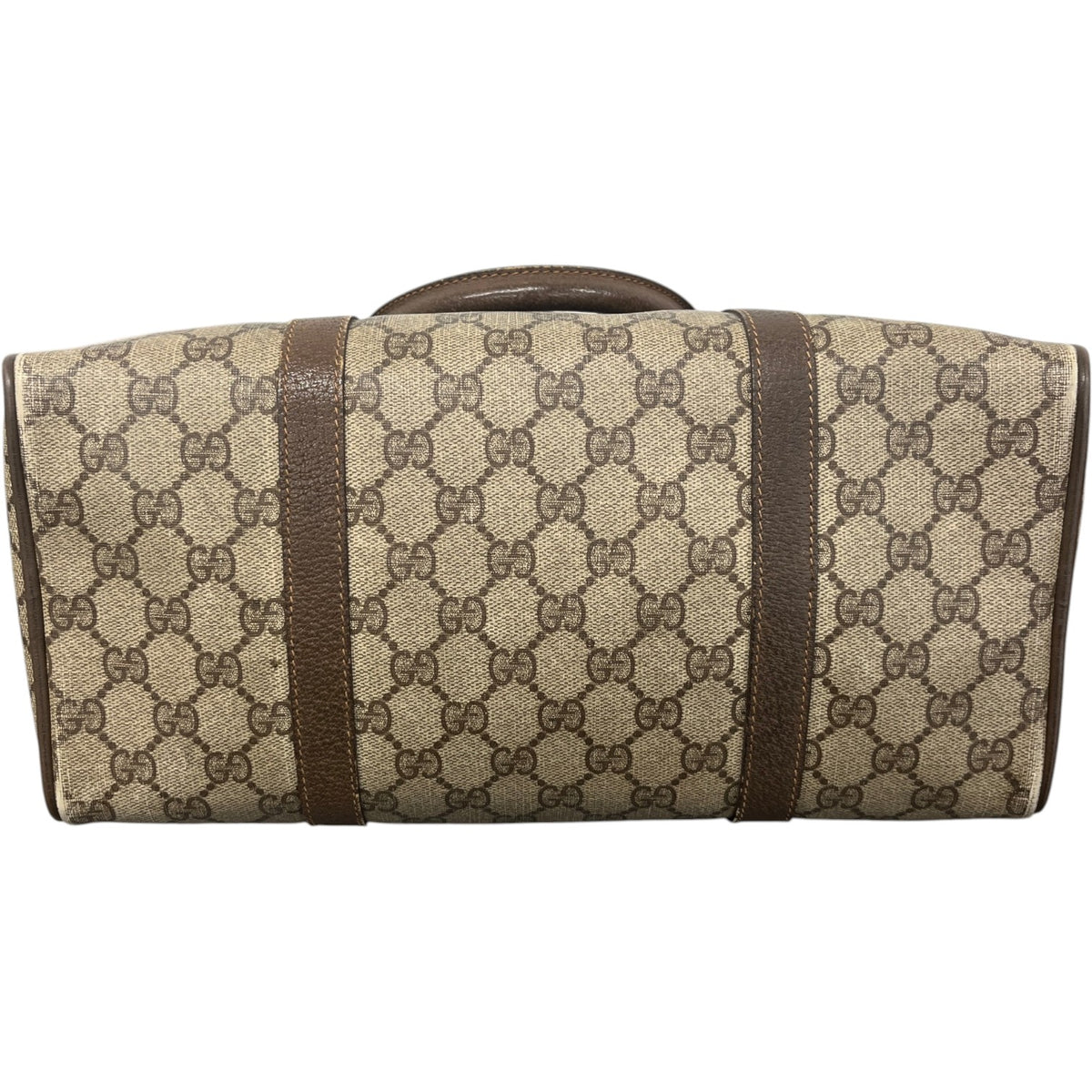Men's GG Supreme Bowling Travel Bag Brown - Photo 9